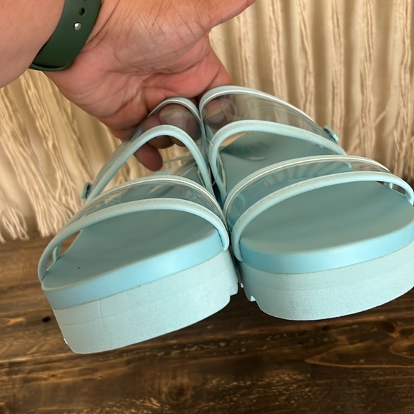 Reef Vista Hi-Energy Platform Sandals Light Blue Women’s Size 10 - Picture 7 of 8